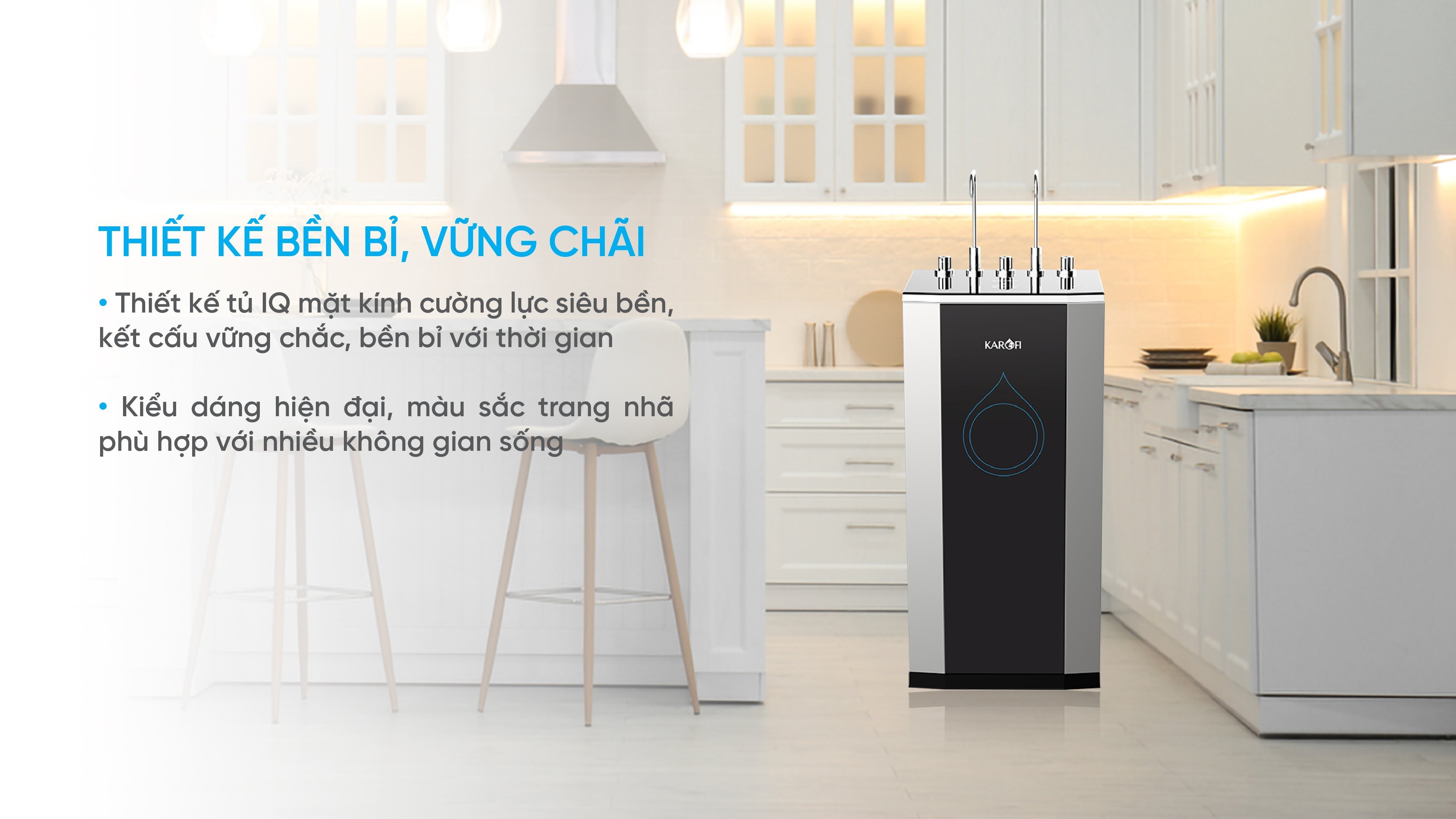 Máy lọc nước nóng lạnh nguội Karofi KAD-D50