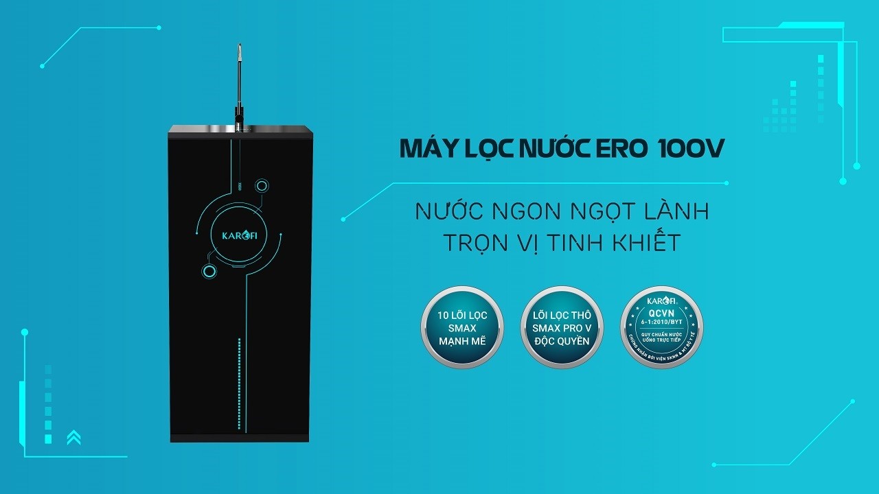 Máy lọc nước RO Karofi ERO100V