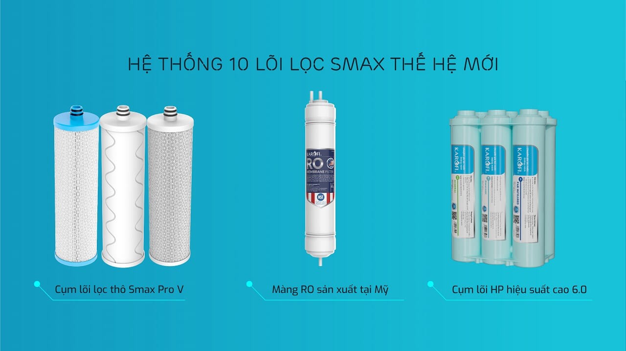 Máy lọc nước RO Karofi ERO100V