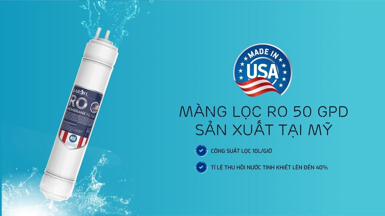 Máy lọc nước RO Karofi ERO100V