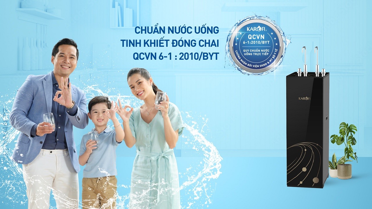 Máy lọc nước nóng nguội Karofi KAH-D15