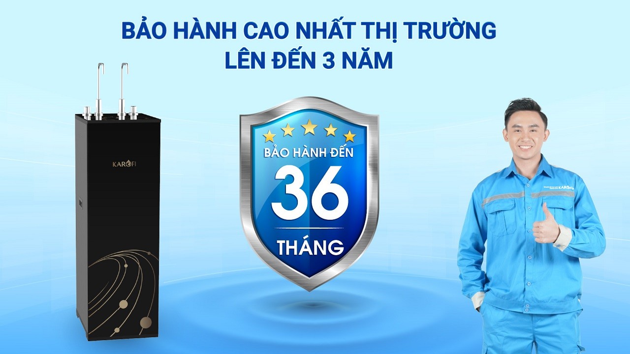 Máy lọc nước nóng nguội Karofi KAH-D15