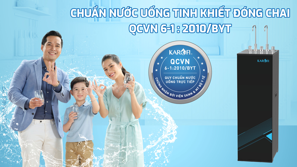 Máy lọc nước nóng lạnh nguội Karofi KAD-L68