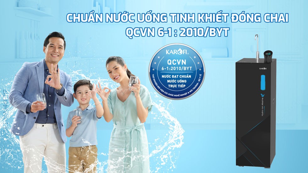 Máy lọc nước Hydro- ion kiềm Karofi KAE-S68