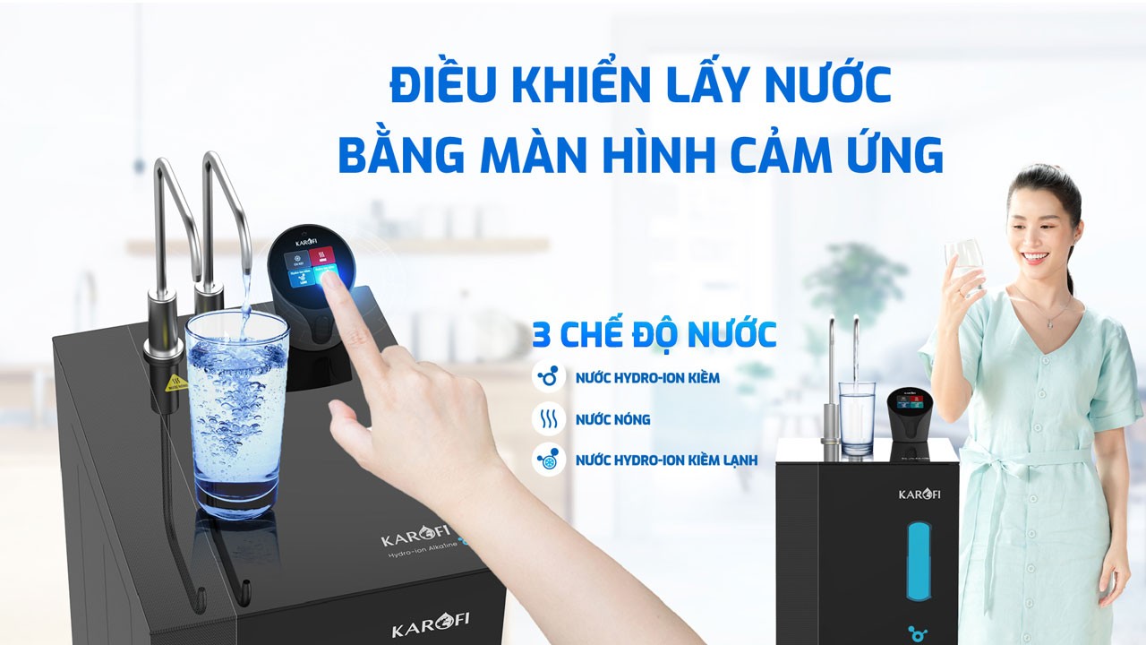 Máy lọc nước Hydro- ion kiềm Karofi KAE-S86