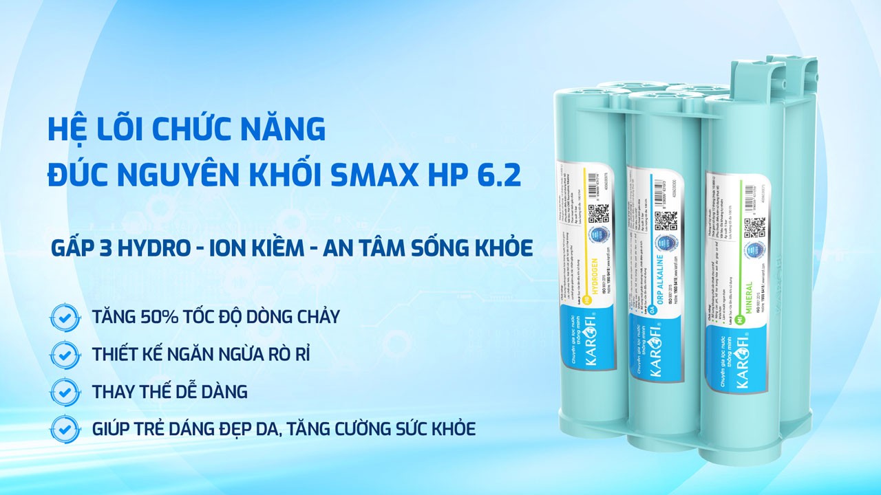 Máy lọc nước Hydro- ion kiềm Karofi KAE-S86