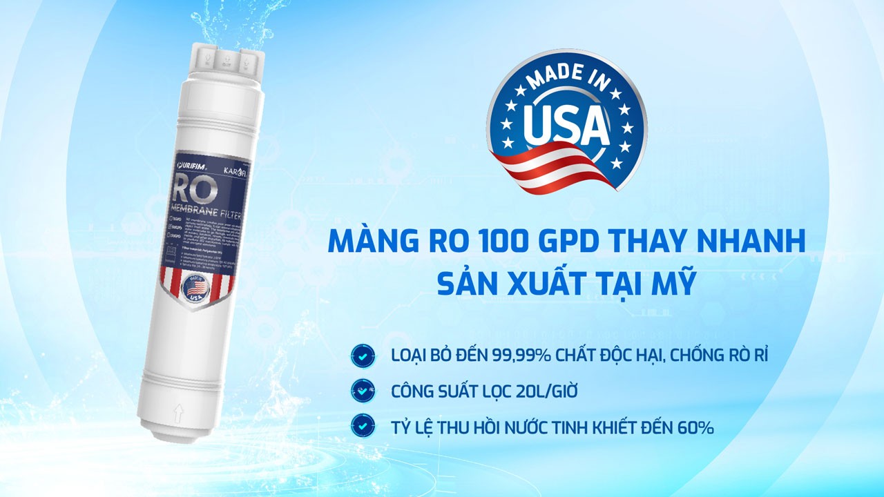 Máy lọc nước Hydro- ion kiềm Karofi KAE-S86