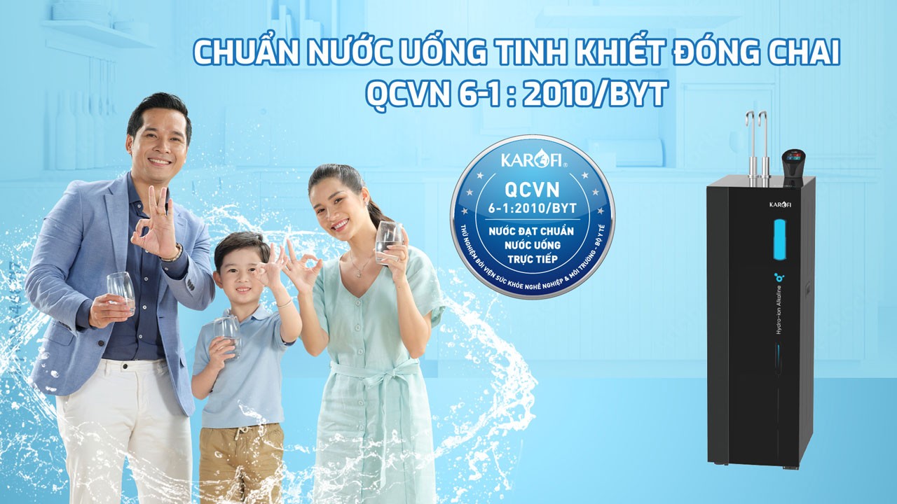 Máy lọc nước Hydro- ion kiềm Karofi KAE-S86