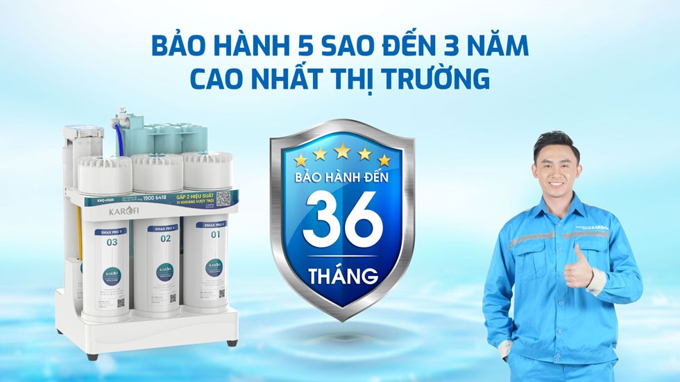 Máy lọc nước Karofi KAQ-U50K