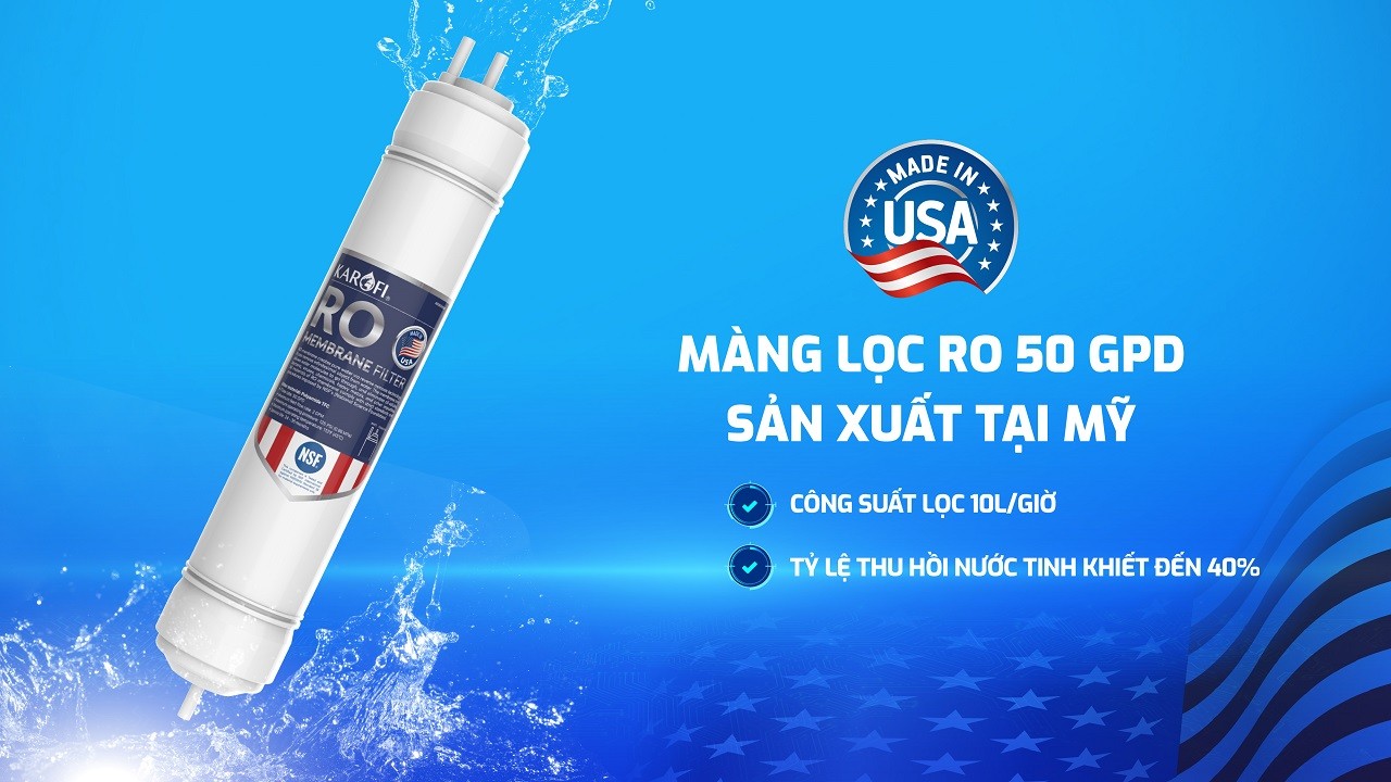 Máy lọc nước Karofi KAQ-U65